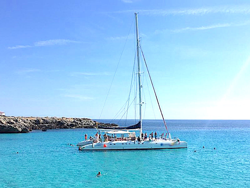 Tageskatamaran Menorca