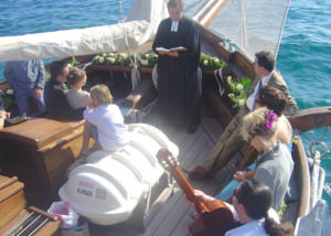 Hochzeit auf Segelschiff